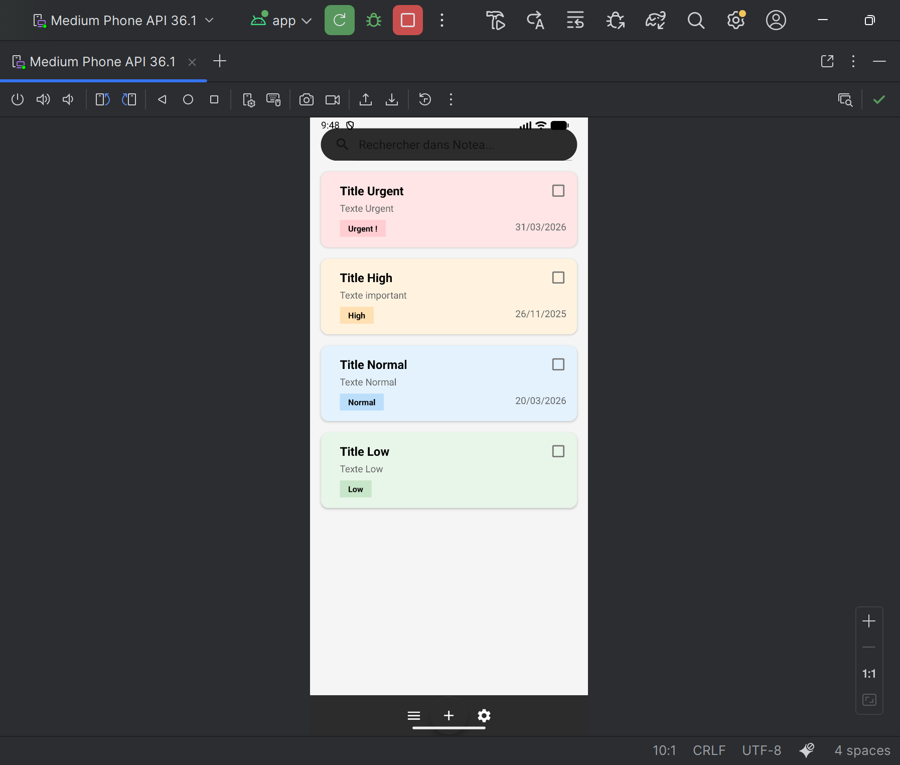 Notea - Application de Notes et Liste de Tâches